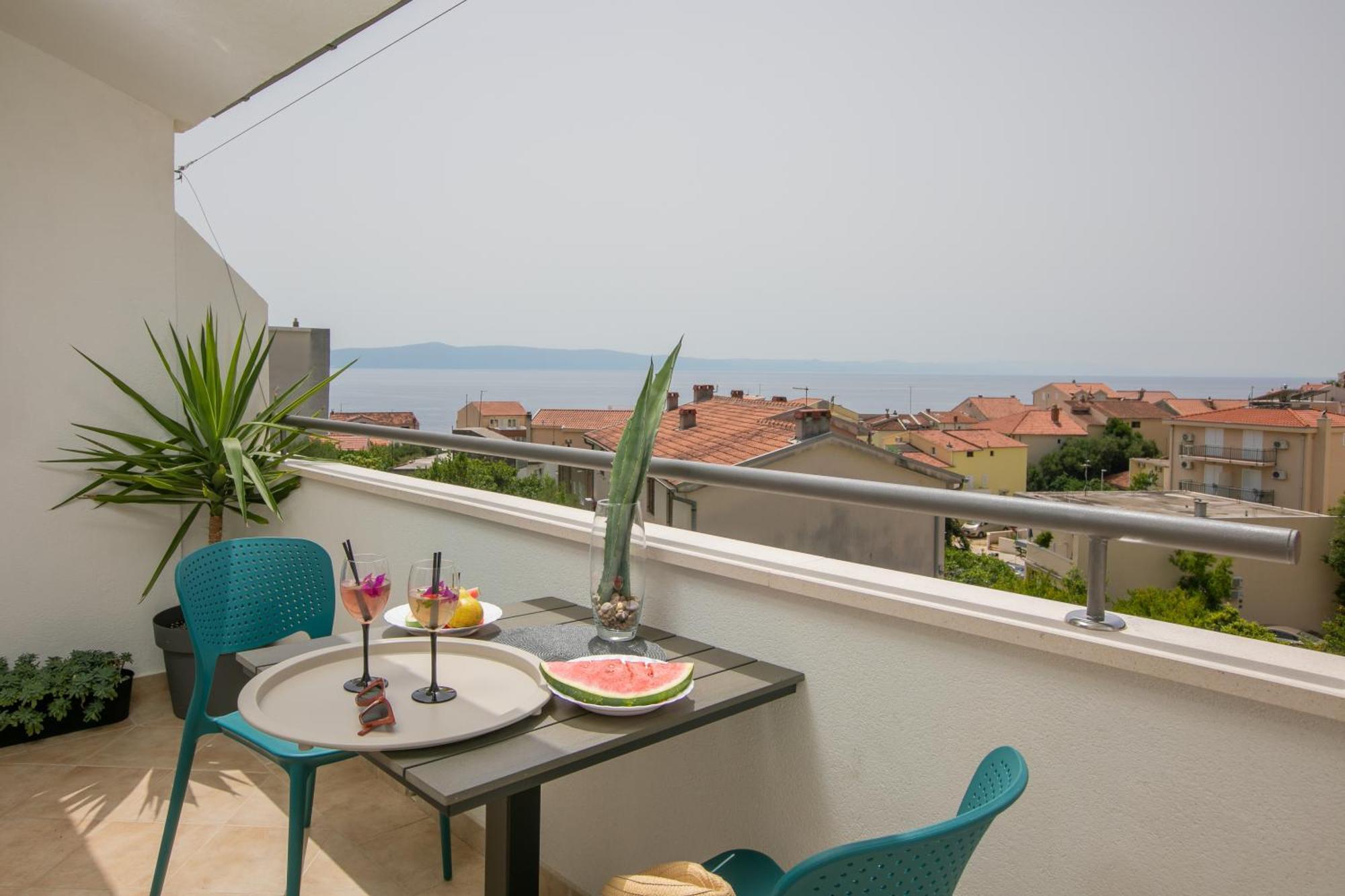 Sea View Ela Apartments Podgora Rom bilde