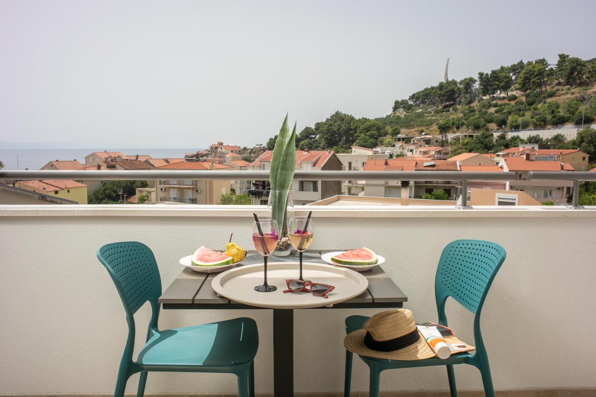 Sea View Ela Apartments Podgora Rom bilde