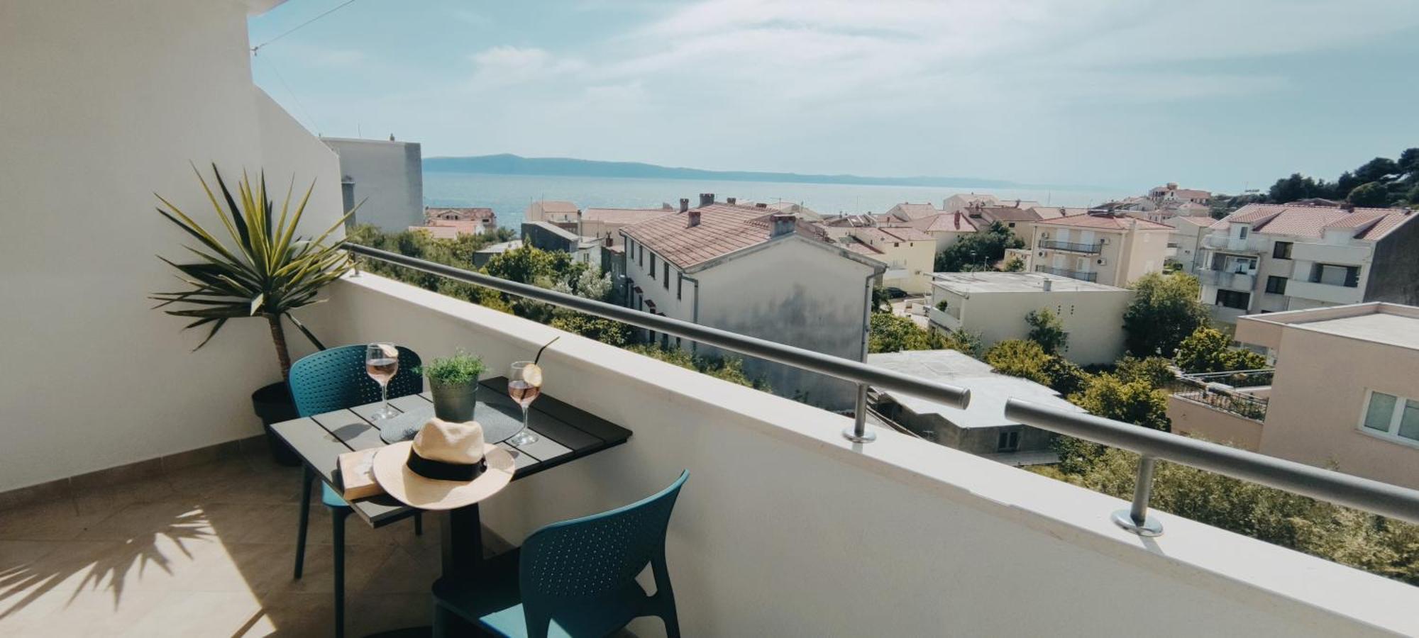 Sea View Ela Apartments Podgora Eksteriør bilde